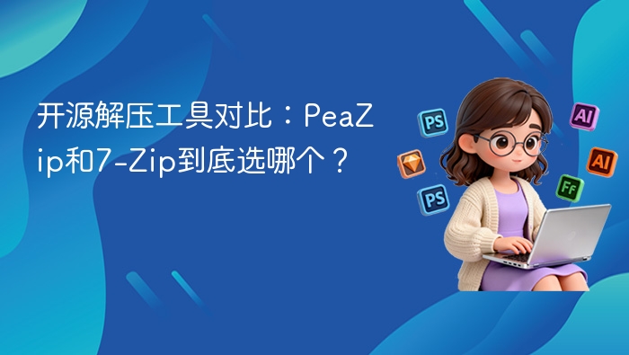 开源解压工具对比：PeaZip和7-Zip到底选哪个？
