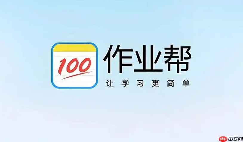 作业帮网页版官方入口 扫码登录免费查看解析