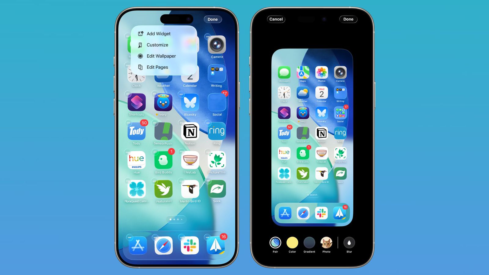 iPhone 15 Pro 如何设置自定义桌面？使用小组件工坊制作个性化透明组件。