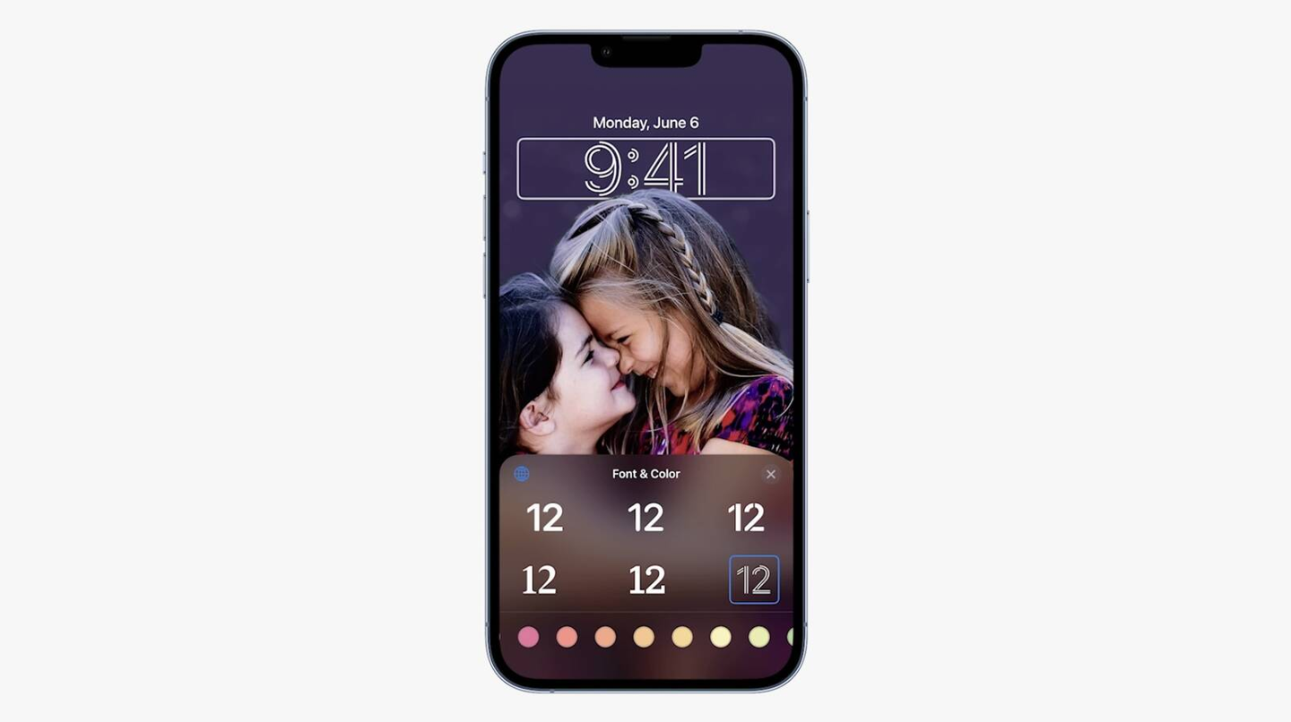 iPhone 16 锁定屏幕时间字体怎么改？长按锁屏界面进入自定义模式更换。