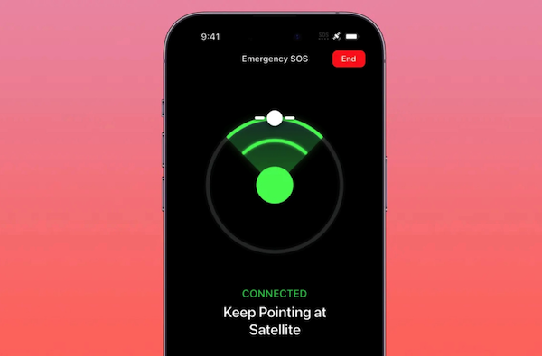 iPhone 14 如何设置 SOS 紧急联络？连续按五次侧边键或同时长按音量和侧边键。